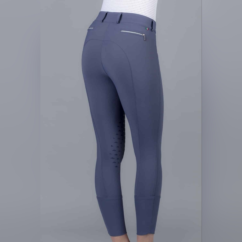 KISMET Womens Breeches Wellington Ultralight with Zipper Gray Sz 48 EUC